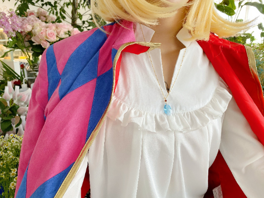 Howl's Moving Castle Crystal Necklace Cosplay Gift