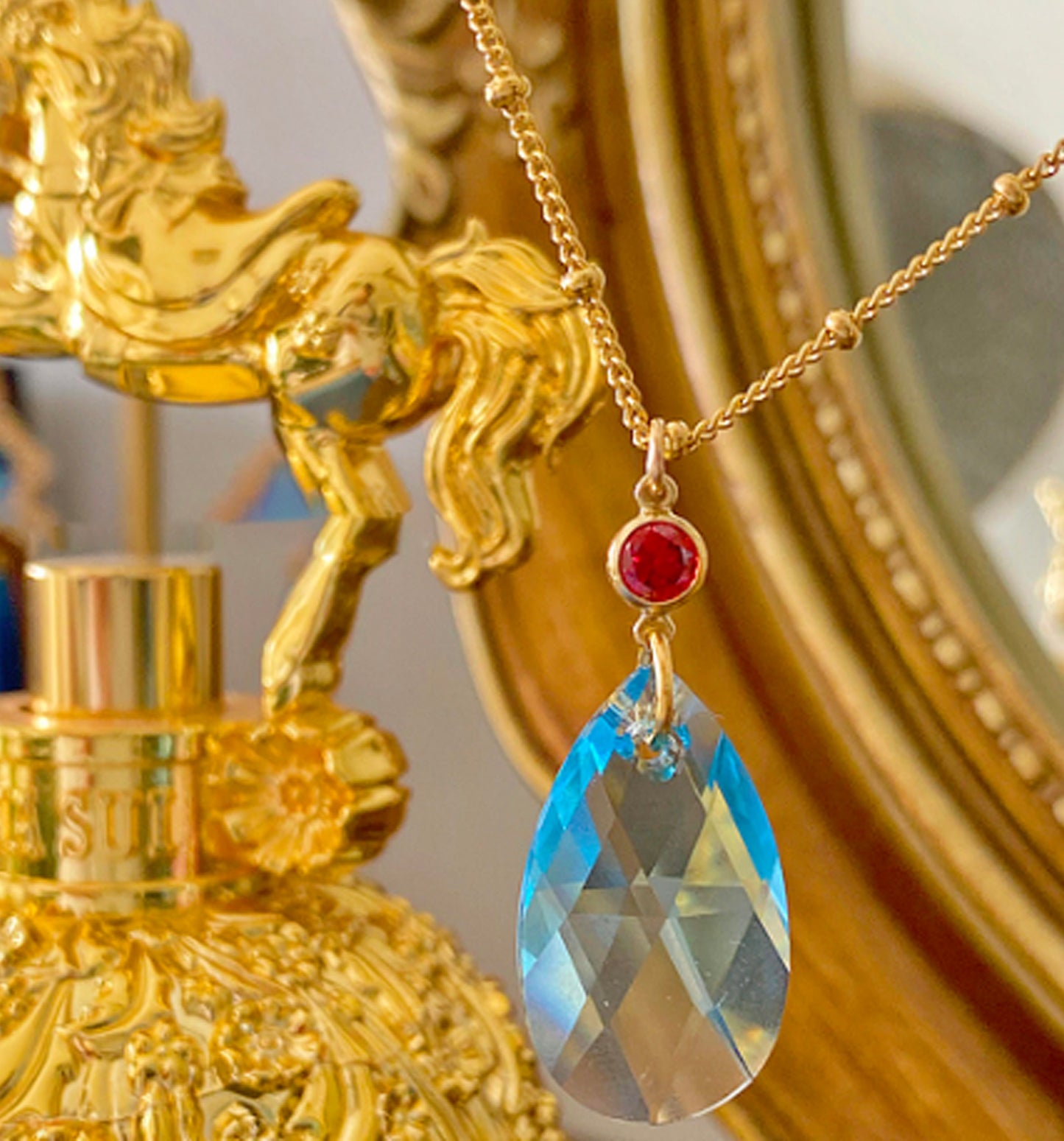 Howl's Moving Castle Crystal Necklace Cosplay Gift