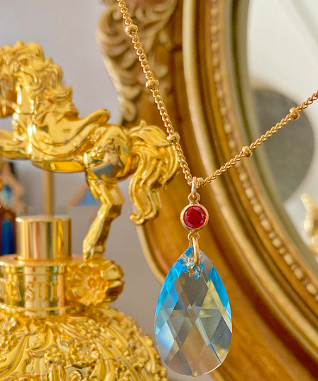 Howl's Moving Castle Crystal Necklace Cosplay Gift