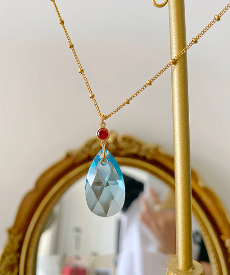 Howl's Moving Castle Crystal Necklace Cosplay Gift