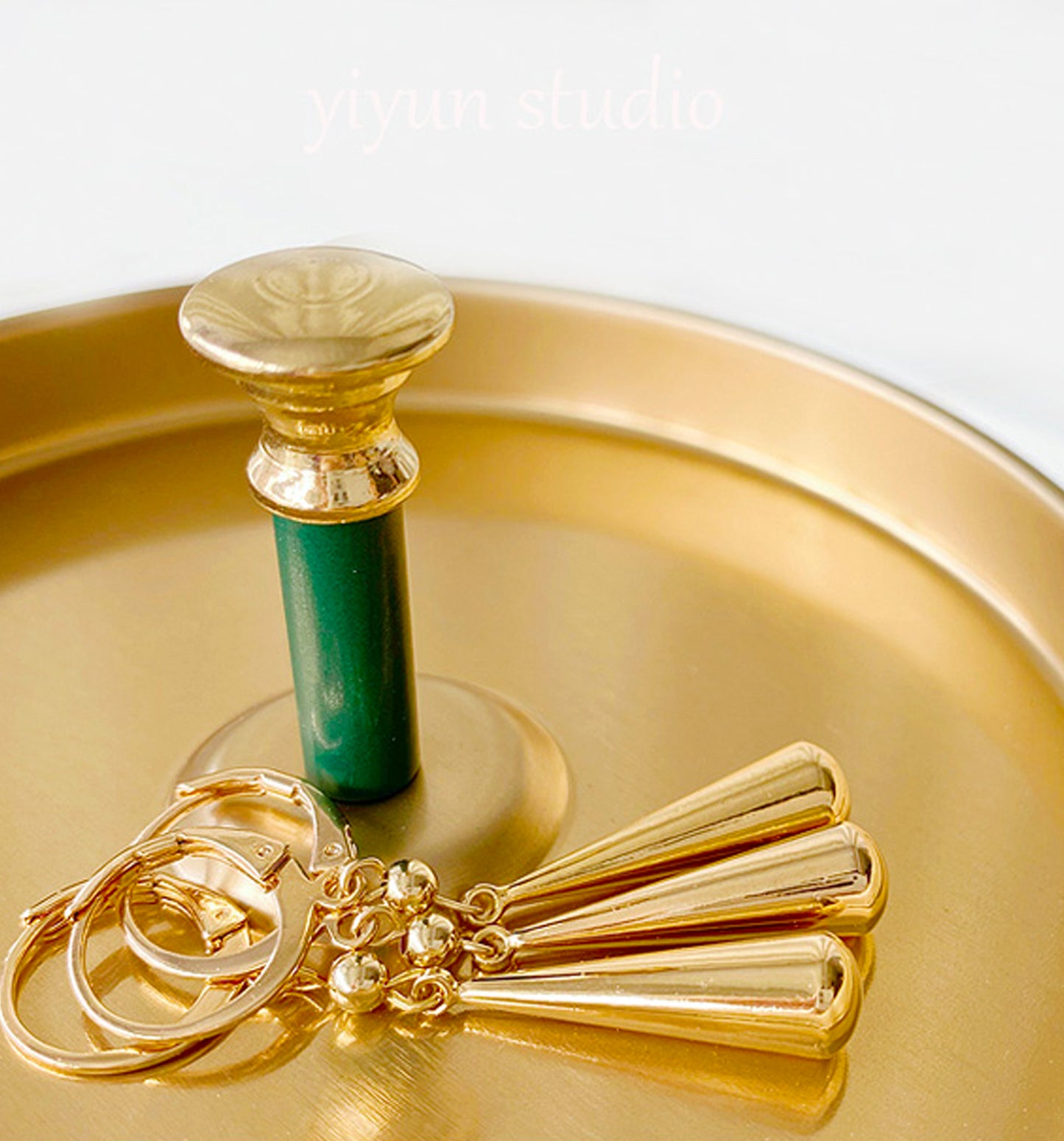 Roronoa Zoro Earrings Inspired 14K Gold Dangling Anime Cosplay Earrings