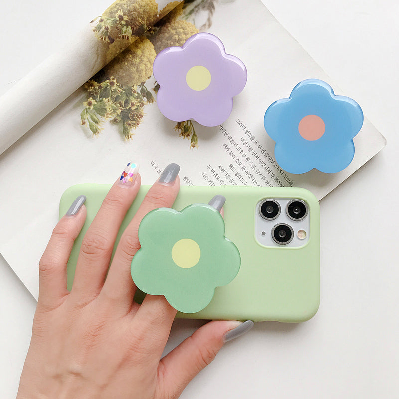 Resin Flower Ring Phone Holder Smart Phone Socket Phone Stand pop socket phone holder