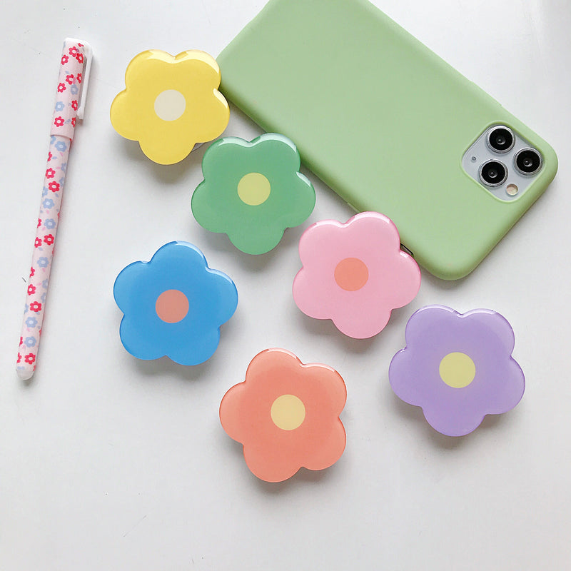 Resin Flower Ring Phone Holder Smart Phone Socket Phone Stand pop socket phone holder