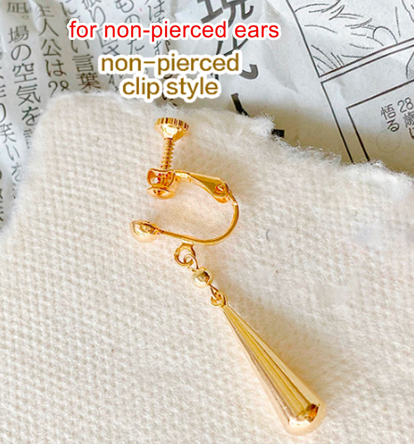 Roronoa Zoro Earrings Inspired 14K Gold Dangling Anime Cosplay Earrings