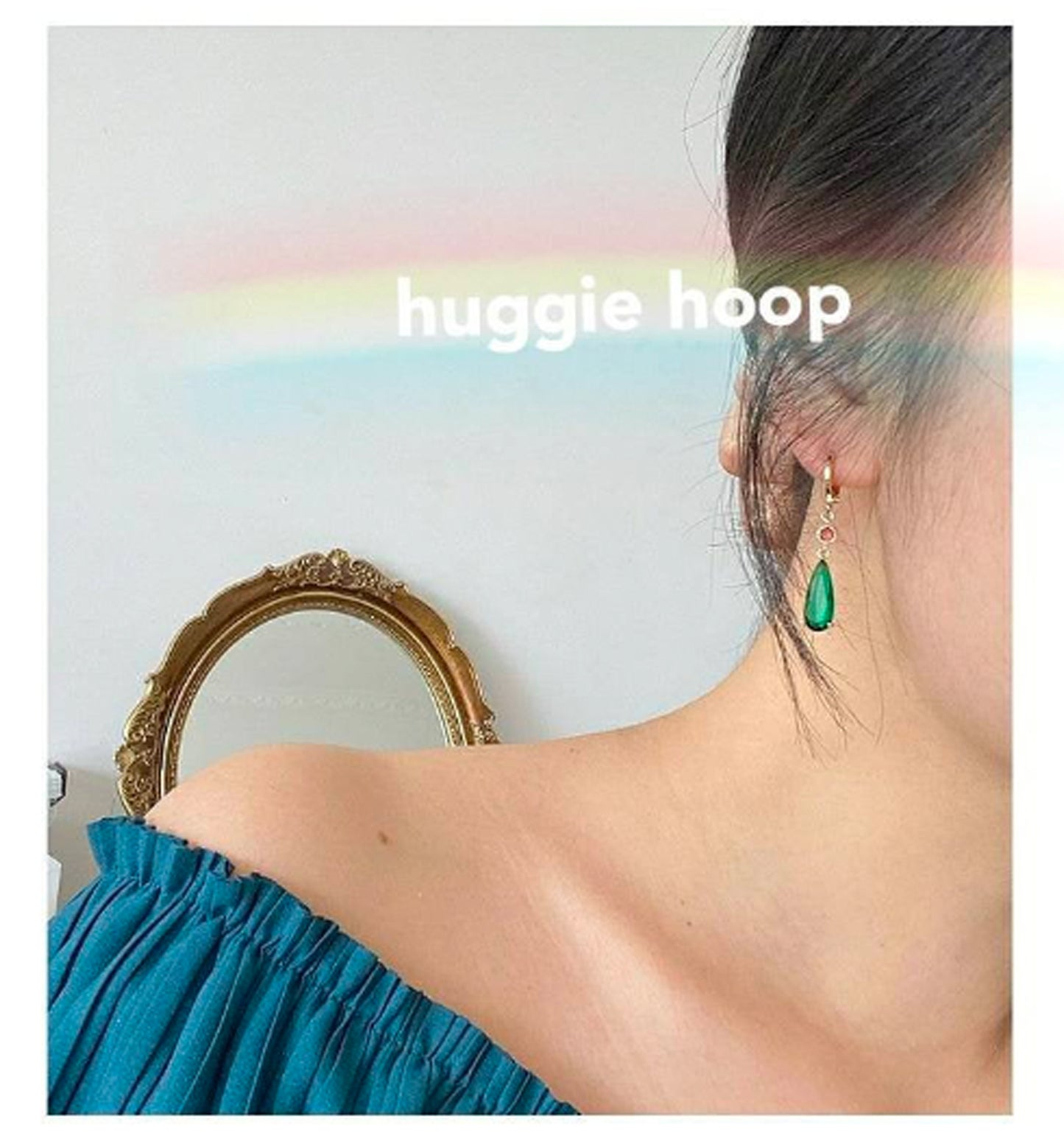 Howl's Moving Castle Huggie Hoop Vintage Earrings Women Jewelry Best Gift Idea